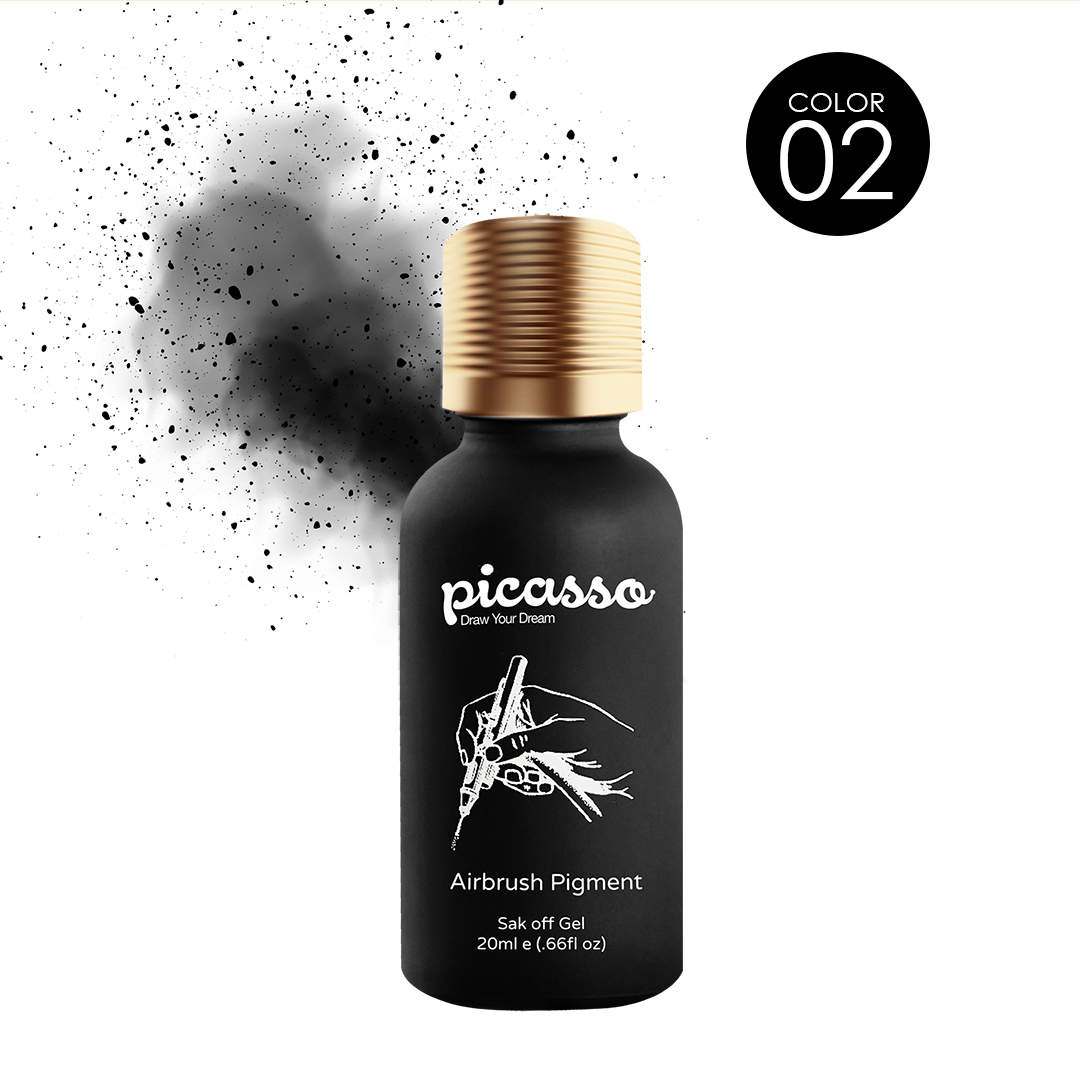 Picasso Airbrush Black Color No.2