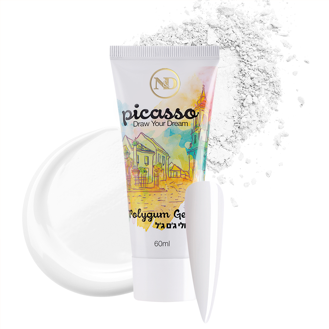 picasso polygum gel_White French